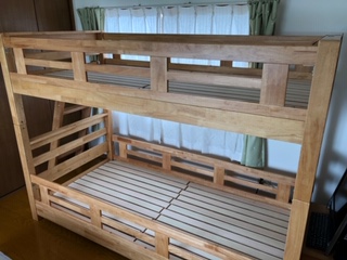 香川県高松市のＯ様にゲストハウス３二段ベッドを納品いたしました。画像3