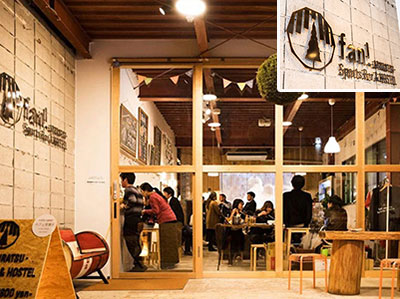宮崎県日南市のABURATSU- Sports bar & HOSTELにゲストハウス２二段ベッドを納品させて頂きました画像2