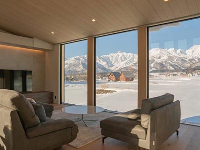 長野県北安曇郡白馬村のThe S House - Mountain View & Sauna様にクレソン二段ベッドを納めさせて頂きました。画像3
